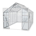 Serre de jardin Olymp 11,5m² en alu anodisé et verre de sécurité 3mm - Vitavia