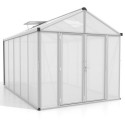 Serre de jardin Zeus Comfort 10m² en alu anodisé et polycarbonate 16mm - Vitavia