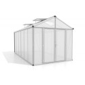 Serre de jardin Zeus Comfort 11,9m² en alu anodisé et polycarbonate 10mm - Vitavia