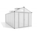 Serre de jardin Zeus Comfort 13,8m² en alu anodisé et polycarbonate 10mm - Vitavia