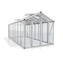 Serre de jardin Zeus Comfort 15,7m² en alu anodisé et vitrage combiné - Vitavia