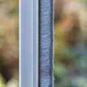 Serre de jardin Uranus 6,7m² en alu anodisé et panneaux de PC 6mm - Vitavia