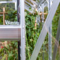 Serre de jardin Uranus 8,3m² en alu anodisé et verre de sécurité 3mm - Vitavia