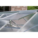 Serre de jardin Uranus 9,9m² en alu anodisé et panneaux de PC 4mm - Vitavia
