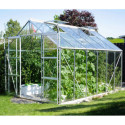 Serre de jardin Uranus 9,9m² en alu anodisé et verre de sécurité 3mm - Vitavia