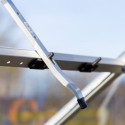 Serre de jardin Uranus 9,9m² en alu anodisé et verre de sécurité 3mm - Vitavia