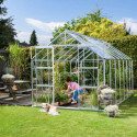 Serre de jardin Uranus 11,5m² en alu anodisé et verre de sécurité 3mm - Vitavia