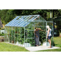 Serre de jardin Uranus 11,5m² en alu anodisé et verre de sécurité 3mm - Vitavia