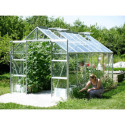 Serre de jardin Uranus 11,5m² en alu anodisé et verre de sécurité 3mm - Vitavia