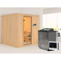 Sauna traditionnel Tromsö - poêle Easy Bio 9000W - Karibu