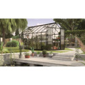 Serre de jardin Uranus 11,5m² en alu noir et verre de sécurité 3mm - Vitavia