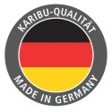 Sauna traditionnel d’angle Antonia 2 à 3 places 38mm - poêle Easy Bio 9000W - couronne lumineuse - Woodfeeling