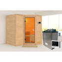 Sauna traditionnel - poêle 9KW ctrl externe - sans couronne - KARIBU
