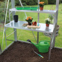 Dessus de table en aluminium anodisé et PC 16mm – H39cm – pour les serres de jardin Vitavia