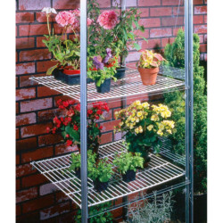 Set de 2 étagères en fil de fer pour serres de jardin Ida – Vitavia