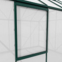 Fenêtre latérale V – alu émeraude et PC 6mm – pour serres de jardin Vitavia