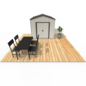 Kit fondation en bois traité autoclave 16m² pour pose d'abri de jardin - Gardy Shelter