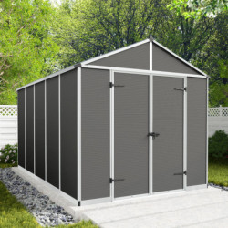 Abri de jardin RUBICON 7,65m² en aluminium et polycarbonate - Palram - Canopia