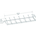 Auvent marquise en aluminium gris foncé et acrylique blanc Sophia™ XL 6000 – Canopia