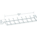 Auvent marquise en aluminium gris foncé et acrylique blanc Sophia™ XL 7000 – Canopia