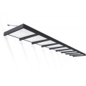 Auvent marquise en aluminium gris foncé et acrylique blanc Sophia™ XL 9000 – Canopia