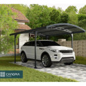 Carport en aluminium gris anthracite et polycarbonate Atlas 5000 - Palram  - Canopia