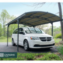 Carport en aluminium gris anthracite et polycarbonate Atlas 5000 - Palram  - Canopia