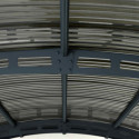 Carport en aluminium gris anthracite et polycarbonate Atlas 5000 - Palram  - Canopia