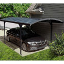 Carport en aluminium gris anthracite et polycarbonate Atlas 5000 - Palram  - Canopia