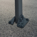 Carport en aluminium gris anthracite et polycarbonate 6mm Verona - Palram - Canopia	