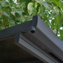Carport en aluminium gris anthracite et polycarbonate 6mm Verona - Palram - Canopia	