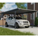 Carport en aluminium gris anthracite et polycarbonate 6mm Verona - Palram - Canopia	