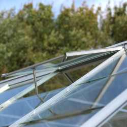 Fenêtre de toit – alu anodisé sans vitrage – pour serres de jardin Vitavia