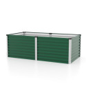 Potager surélevé en acier Zincalume® - algue de mer/alu anodisé – Linus 630 – Vitavia
