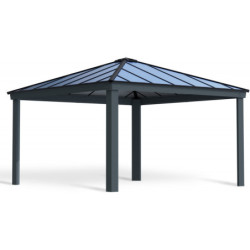 Carport double Colorado 422x422cm en aluminium et polycarbonate 6mm - Palram - Canopia