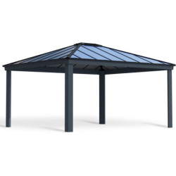 Carport double Colorado 422x483cm en aluminium et polycarbonate 6mm - Palram - Canopia