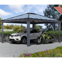 Carport double Colorado 422x483cm en aluminium et polycarbonate 6mm - Palram - Canopia