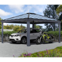 Carport double Colorado 422x483cm en aluminium et polycarbonate 6mm - Palram - Canopia