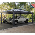 Carport double Colorado 422x607cm en aluminium et polycarbonate 6mm - Palram - Canopia
