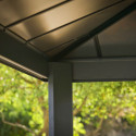Carport double Colorado 422x607cm en aluminium et polycarbonate 6mm - Palram - Canopia