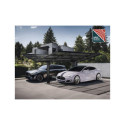Carport double Sydney Wings 572x586cm en aluminium noir et polycarbonate - Canopia by Palram