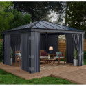 Ensemble de rideaux 4 pièces pour pergolas Dallas 422x422cm - Palram - Canopia