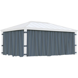 Ensemble de rideaux 4 pièces pour pergolas Dallas 422x606cm - Palram - Canopia