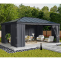 Ensemble de rideaux 4 pièces pour pergolas Dallas 422x606cm - Palram - Canopia