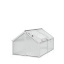 Mini-serre Gamma 1m² en alu anodisé et PC 4mm – fondation en acier Zincalume® – Vitavia