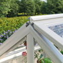 Mini-serre Gamma 1m² en alu anodisé et verre 3mm sur châssis froid élevé – Vitavia