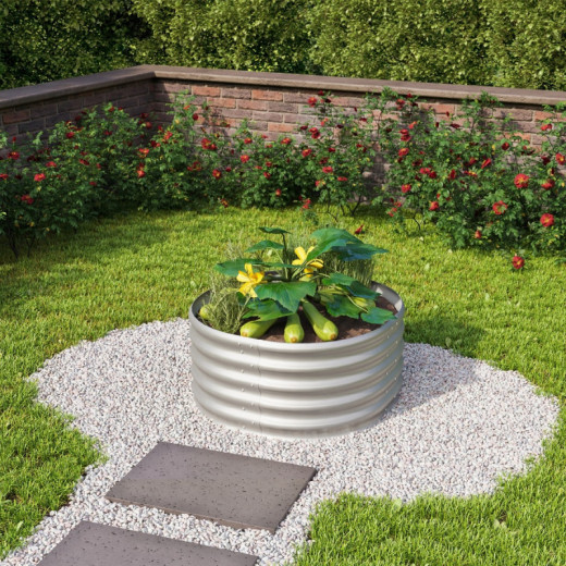 Potager surélevé en acier Zincalume® - alu anodisé – 401 Rond Vita – Vitavia