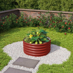 Potager surélevé en acier Zincalume® - rubin – 401 Rond Vita – Vitavia