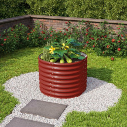 Potager surélevé en acier Zincalume® - rubin - 630 Rond Vita - Vitavia