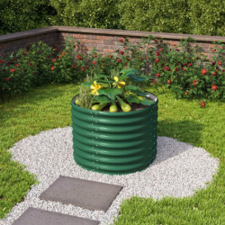 Potager surélevé en acier Zincalume® - algues de mer - 630 Rond Vita - Vitavia